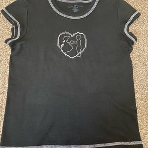 Brandy Melville black graphic tee